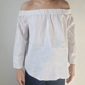 Zara Women white off the shoulder top - M - $15